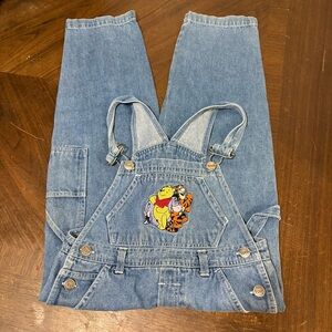 Pooh Bear size 7 Denim Overalls